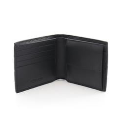 BOTTEGA VENETA Intrecciato Bi-fold Wallet Leather Men's Black 605722VCPQ48803