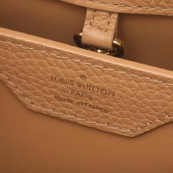 LOUIS VUITTON Capucines BB Handbag Bag Leather Mouton Women's Beige M59267