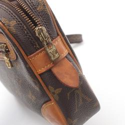 Louis Vuitton LOUIS VUITTON Marly Dragonne Monogram Second Bag Clutch Coated Canvas Leather Men's Women's Brown M51825