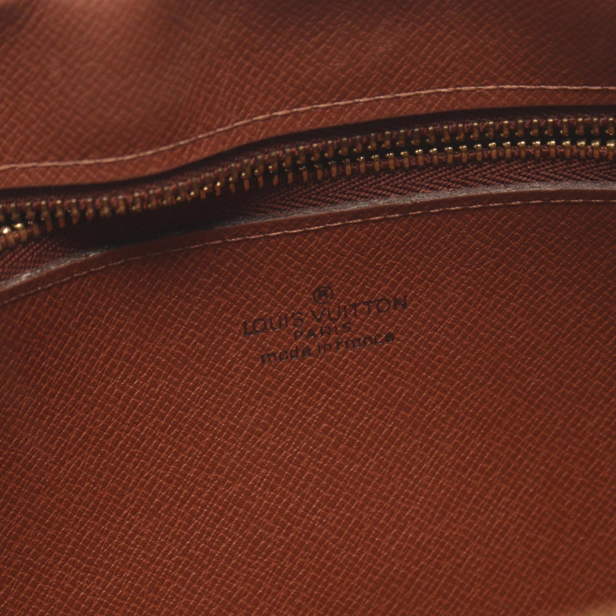 Louis Vuitton LOUIS VUITTON Marly Dragonne Monogram Second Bag Clutch Coated Canvas Leather Men's Women's Brown M51825