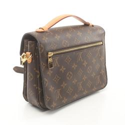 Louis Vuitton LOUIS VUITTON Pochette Metis MM Monogram Handbag Bag Coated Canvas Leather Women's Brown M44875