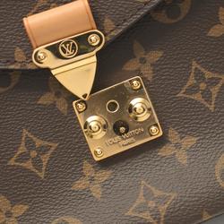 Louis Vuitton LOUIS VUITTON Pochette Metis MM Monogram Handbag Bag Coated Canvas Leather Women's Brown M44875