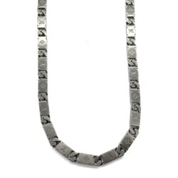 Louis Vuitton LOUIS VUITTON Necklace Monogram Tied Up Stainless Steel Men's Black M01782