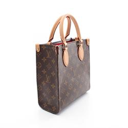 Louis Vuitton LOUIS VUITTON Sac Plat BB Monogram Handbag Bag Coated Canvas Leather Women's Brown M46265