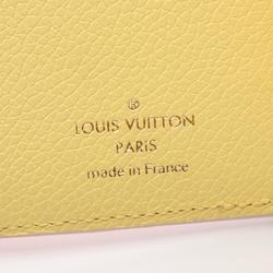 Louis Vuitton LOUIS VUITTON Portefeuille Victorine Monogram Empreinte Rose Beige Tri-fold Wallet Leather Women's Pink M81289