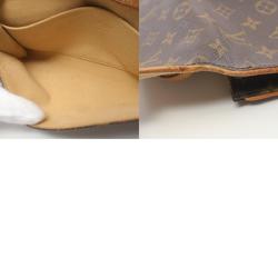 Louis Vuitton LOUIS VUITTON Pochette Twin GM Monogram Shoulder Bag Coated Canvas Leather Women's Brown M51852