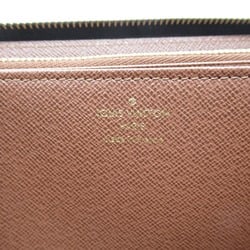 Louis Vuitton Zippy Wallet Round Long Coated Canvas Monogram Men's Women's Brown M42616