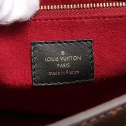 Louis Vuitton Passy Monogram Shoulder Bag, Coated Canvas, Leather, Women's, Brown, Black, M45592