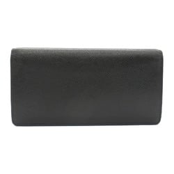 Louis Vuitton LOUIS VUITTON Portefeuille Brazza Bi-fold Long Wallet Calf (Cowhide) Taiga Men's Black M30501