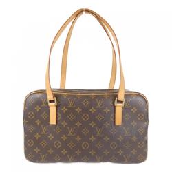 Louis Vuitton Cite GM Shoulder Bag, Coated Canvas, Leather, Monogram, Women's, Brown, MARRON, GOLD Hardware, M51181