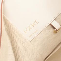 LOEWE HAMMOCK SMALL Hammock Small Handbag Bag Leather Canvas Women's White Beige A538S35X29