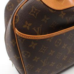 Louis Vuitton LOUIS VUITTON Deauville Bowling Vanity Monogram Handbag Bag Coated Canvas Leather Women's Brown M47270