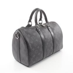 LOUIS VUITTON Bandouliere 35 Handbag Bag Coated Canvas Leather Monogram Eclipse Reverse Men's Black M46655