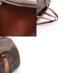 Louis Vuitton Papillon 26 Monogram Handbag Bag Coated Canvas Leather Women's Brown M51366