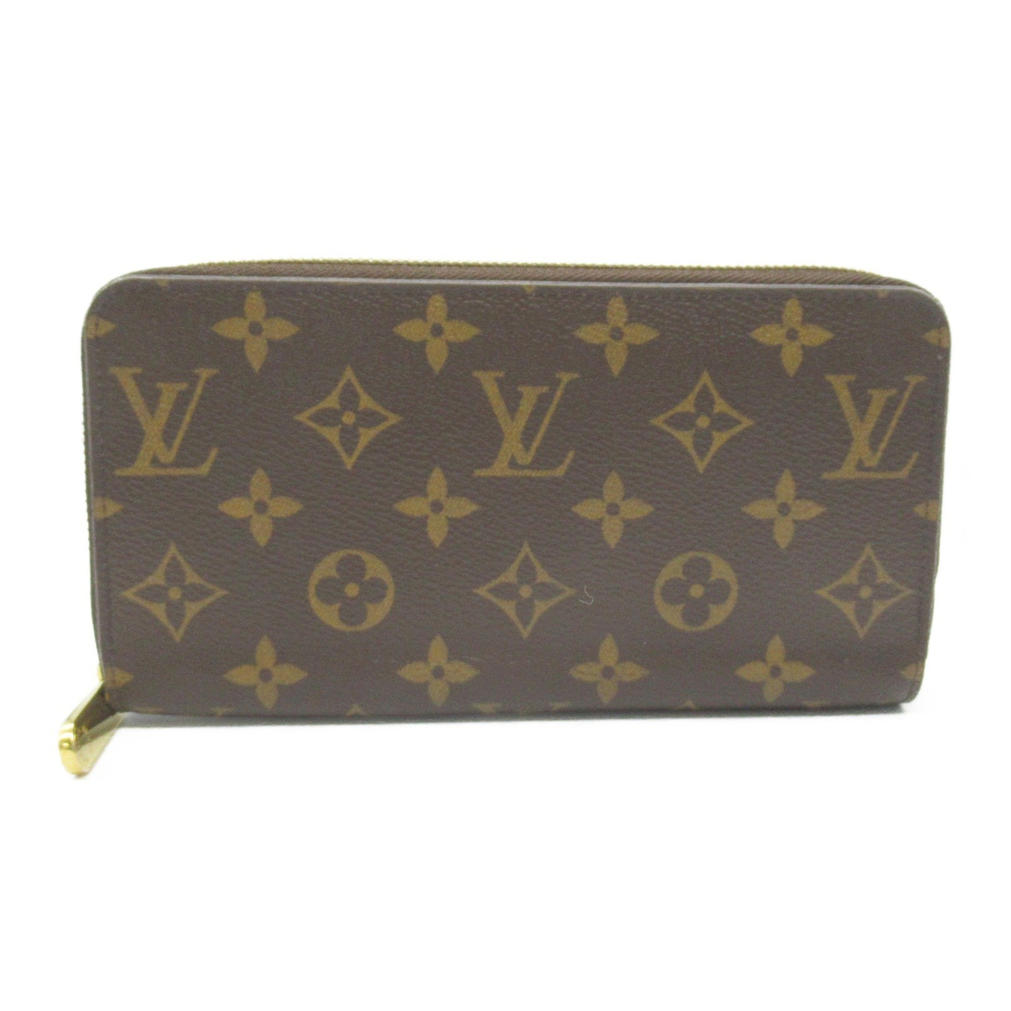 Louis Vuitton LOUIS VUITTON Zippy Wallet Round Long Coated Canvas Monogram Women's Brown M42616