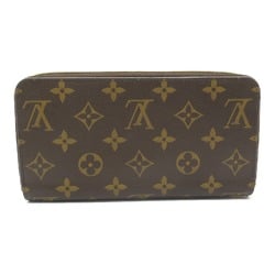 Louis Vuitton LOUIS VUITTON Zippy Wallet Round Long Coated Canvas Monogram Women's Brown M42616