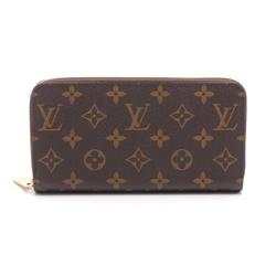 Louis Vuitton LOUIS VUITTON Zippy Wallet Monogram Round Long Coated Canvas Men's Women's Brown M42616