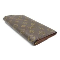 Louis Vuitton LOUIS VUITTON Pochette Porto Monnaie Credit Bi-fold long wallet Wallet Coated canvas Monogram Men's Women's Brown M61725