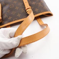 Louis Vuitton LOUIS VUITTON Bucket GM Monogram Shoulder Bag Coated Canvas Leather Women's Brown M42236