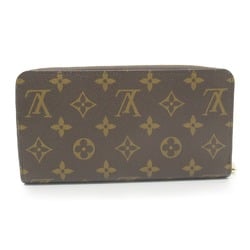 Louis Vuitton LOUIS VUITTON Zippy Wallet Round Long Coated Canvas Monogram Men Women Brown M42616