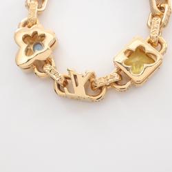 LOUIS VUITTON Paradise Stone Bracelet GP (Gold Plated) Rhinestone Women's Gold Multicolor M1594M