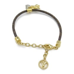 Louis Vuitton LOUIS VUITTON Bracelet Vivienne Coated Canvas Monogram Ladies Gold Silver M8424Z