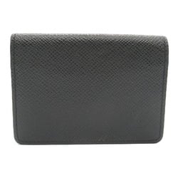 Louis Vuitton Envelope Carte de Visite Business Card Holder Leather Taiga Men's Black M30922