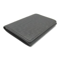 Louis Vuitton Envelope Carte de Visite Business Card Holder Leather Taiga Men's Black M30922