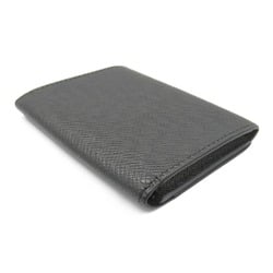 Louis Vuitton Envelope Carte de Visite Business Card Holder Leather Taiga Men's Black M30922