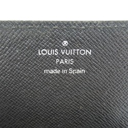 Louis Vuitton Envelope Carte de Visite Business Card Holder Leather Taiga Men's Black M30922