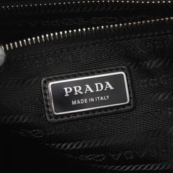 PRADA Tote Bag Leather Men's Black 2VG113