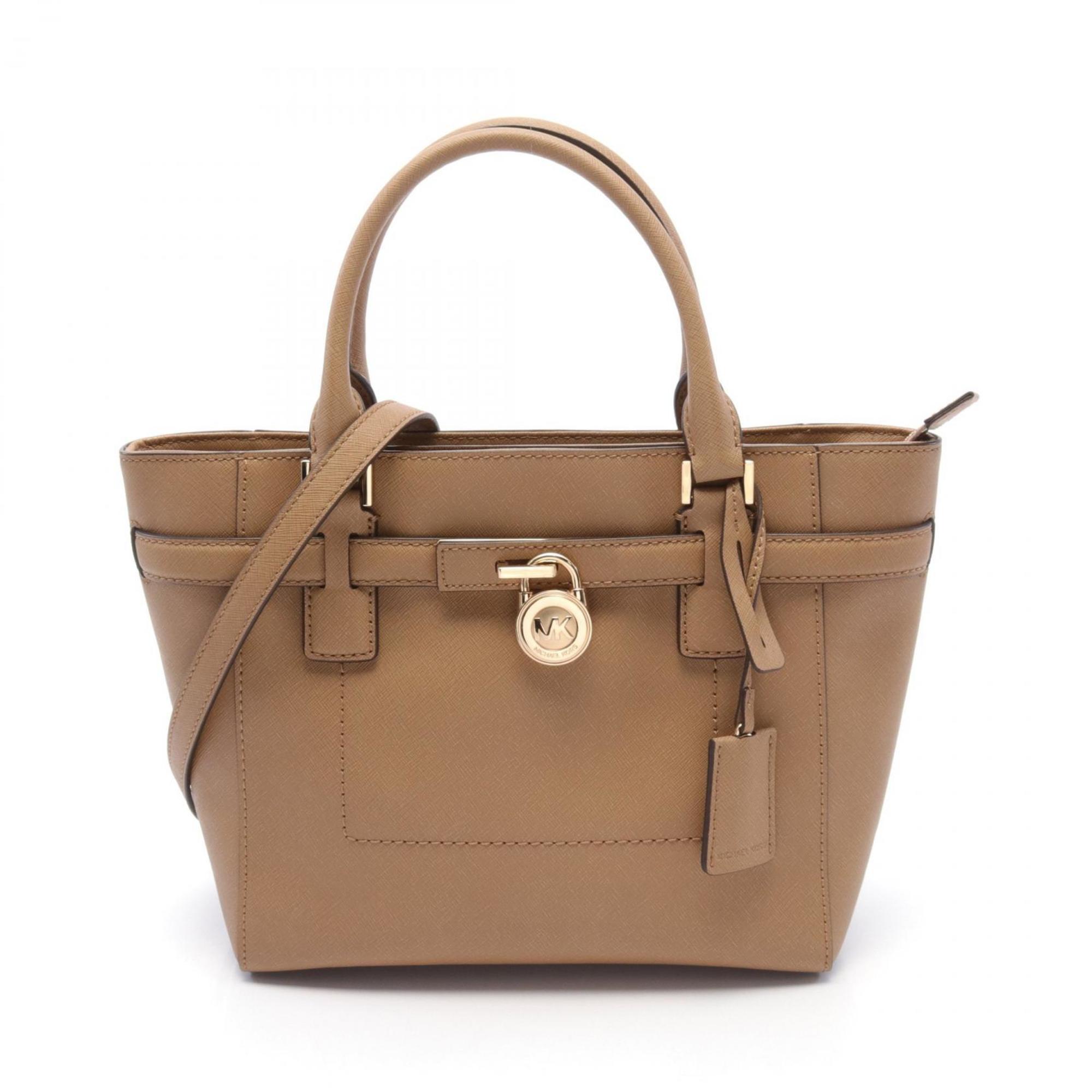 Michael Kors handbag bag leather ladies brown AV-1804