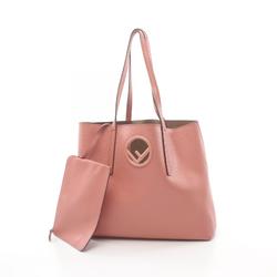 FENDI F Is Tote Bag Leather Women's Pink 8BH348