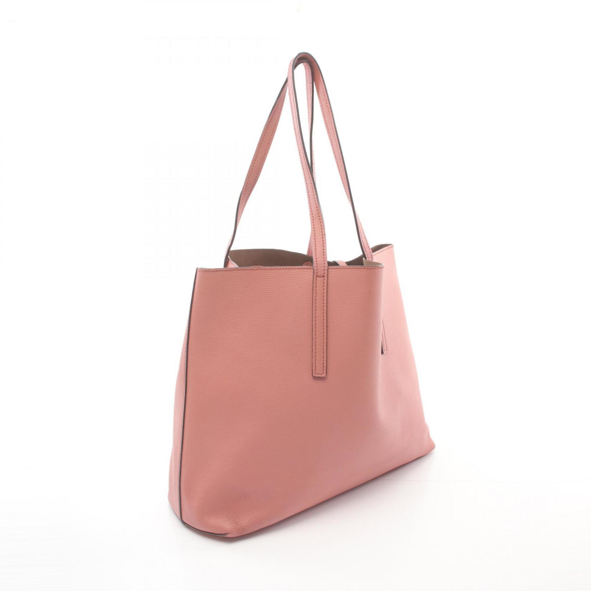 FENDI F Is Tote Bag Leather Women's Pink 8BH348