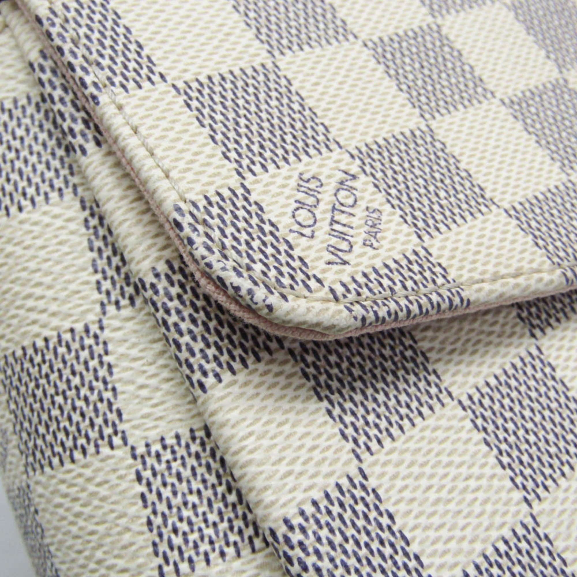 Louis Vuitton Damier Azur Croisette N41581 Women's Handbag,Shoulder Bag Damier Azur