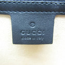 Gucci Sherry Line Sylvie 524405 Women's Leather,Suede Shoulder Bag Brown