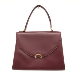 Cartier Must Women's Leather Handbag Bordeaux