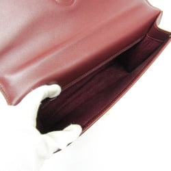 Cartier Must Women's Leather Handbag Bordeaux