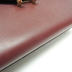 Cartier Must Women's Leather Handbag Bordeaux