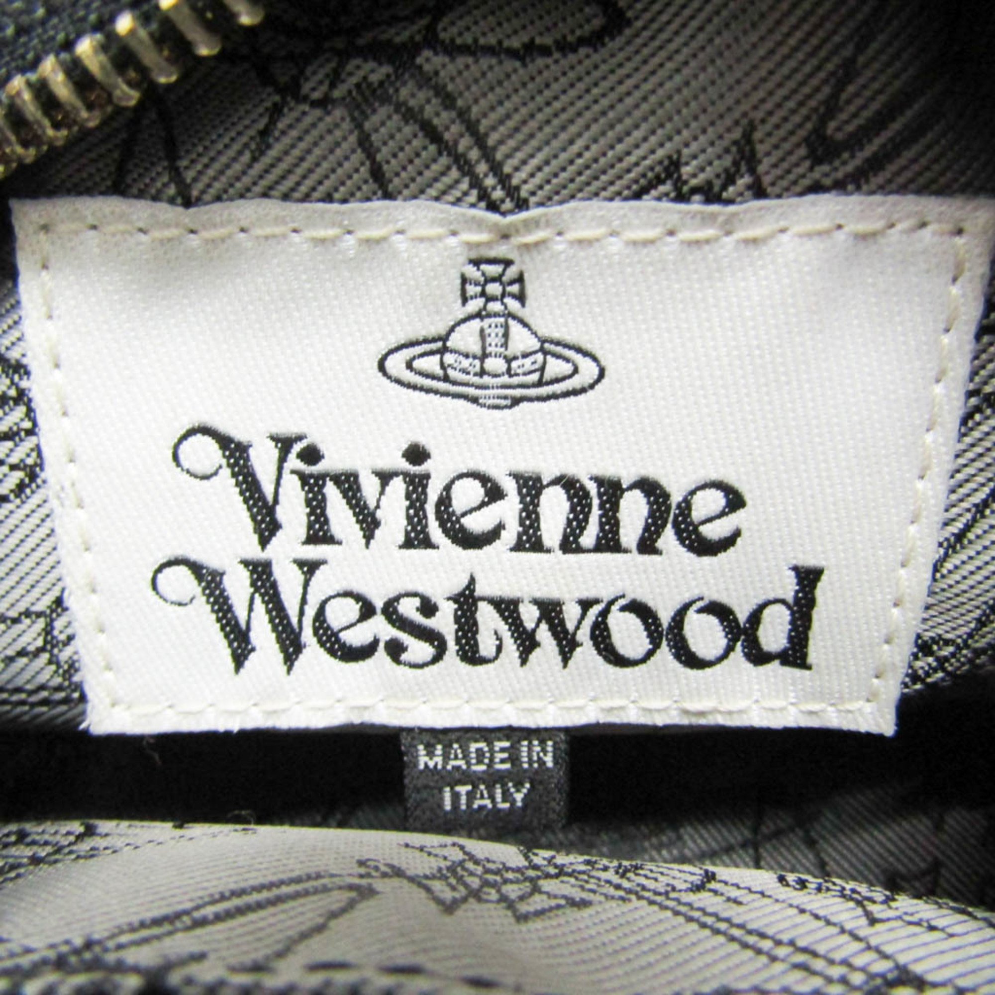 Vivienne Westwood YASMINE Mini Shoulder Bag 45030009 Women's Faux Leather Shoulder Bag Black