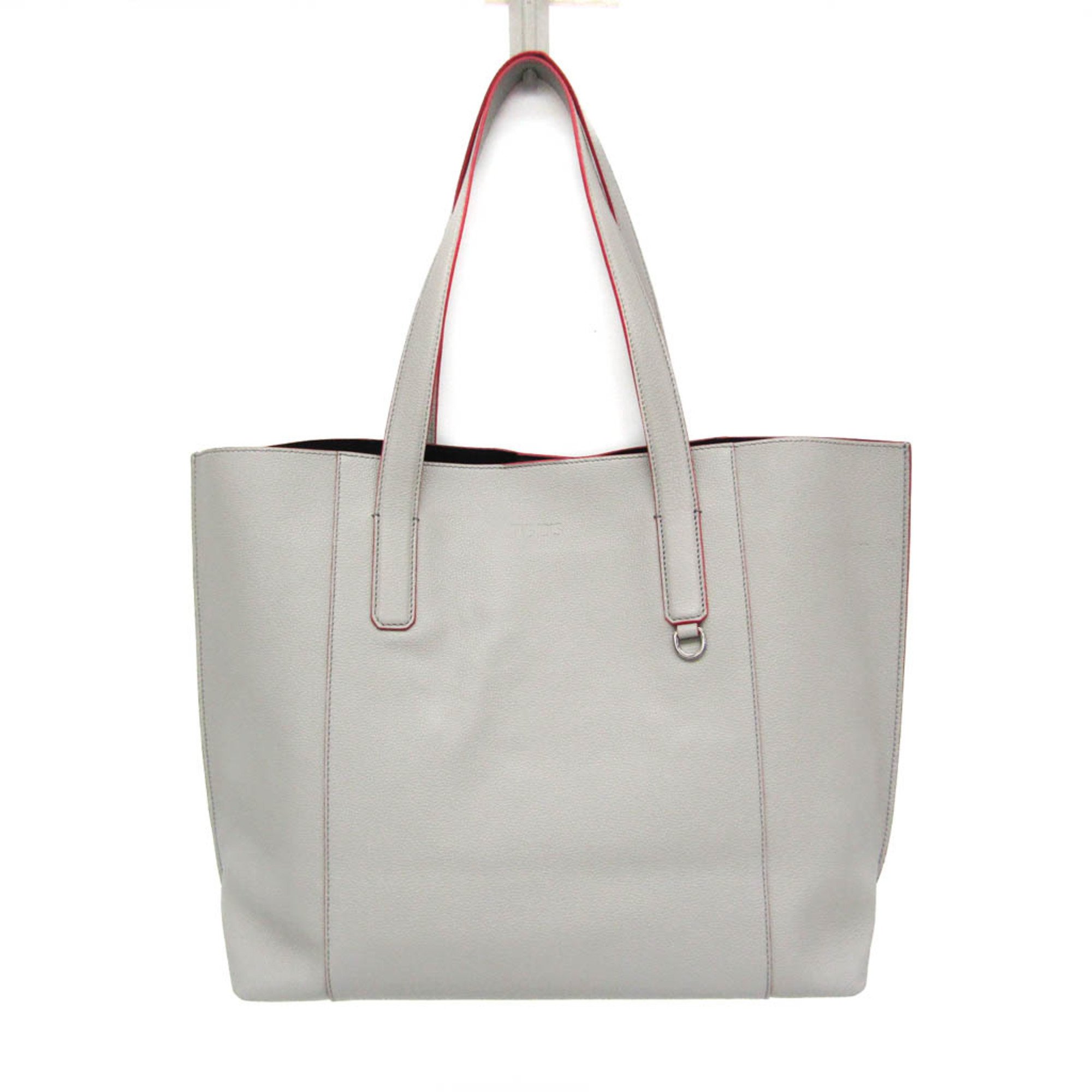 Tod's Paper Bag Japan Limited Edition Women's Leather Tote Bag Gray