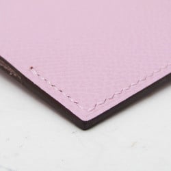 Hermes Tarmac PM Epsom Leather Passport Cover Pink