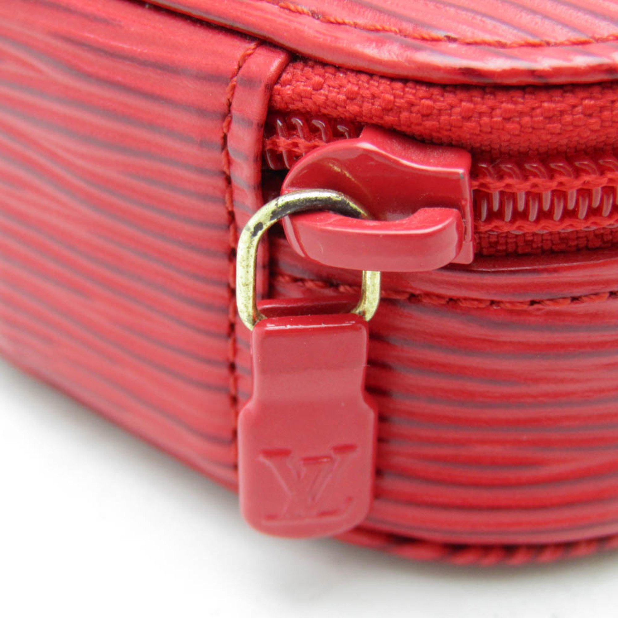 Louis Vuitton Epi Ecrin Bijoux8 M48217 Jewelry Case Castilian Red Epi Leather