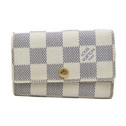 Louis Vuitton Damier Azur 6 Key Holder N61745 Women,Men Damier Azur Key Case Damier Azur