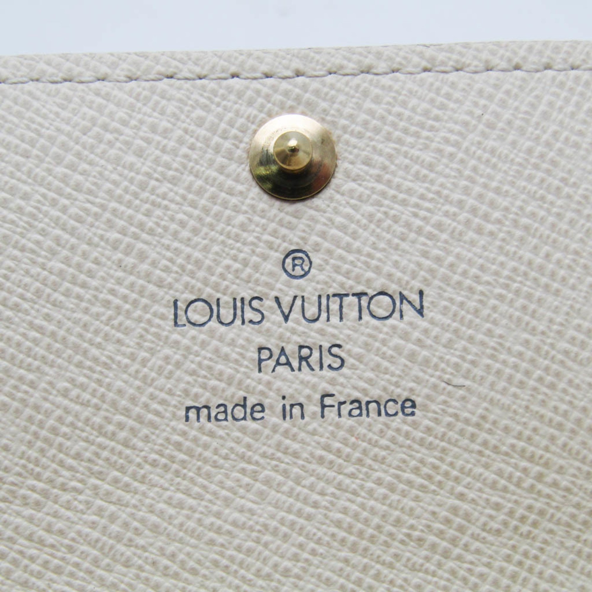 Louis Vuitton Damier Azur 6 Key Holder N61745 Women,Men Damier Azur Key Case Damier Azur