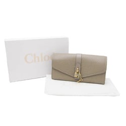 Chloé ABY 01-20-99-65 Women's Leather Long Wallet (bi-fold) Gray