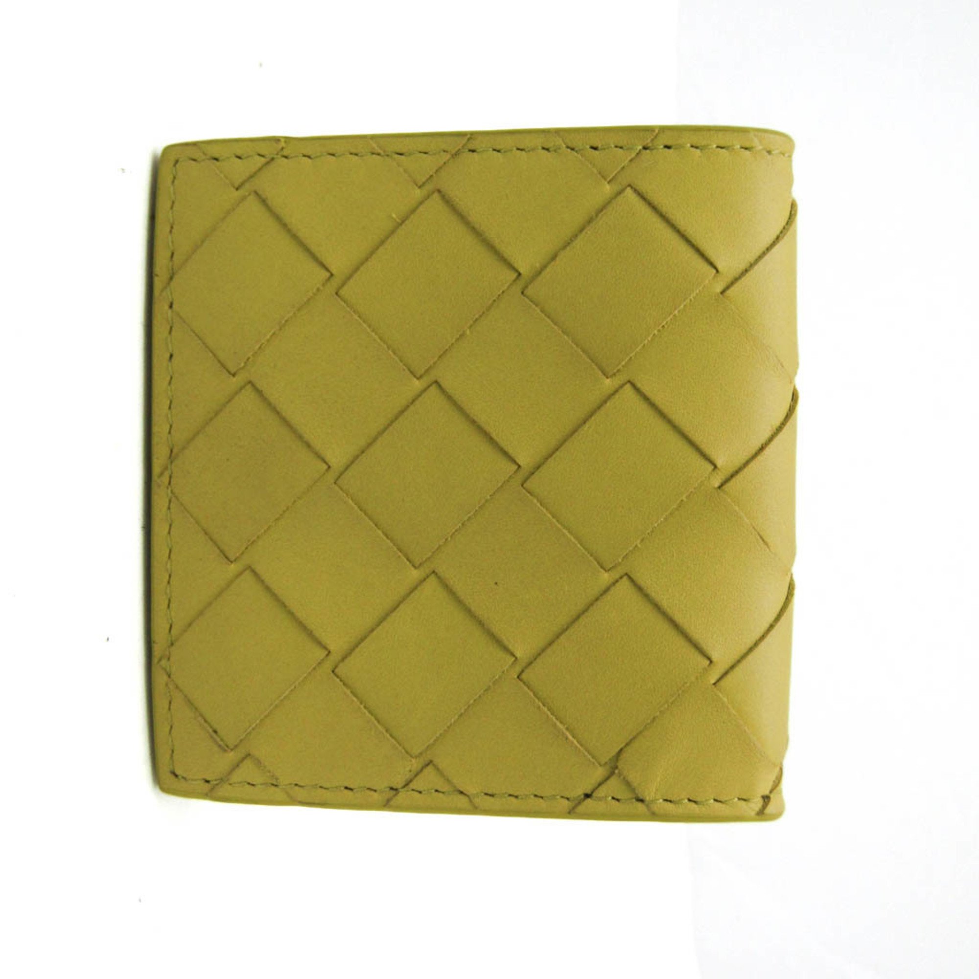 Bottega Veneta Intrecciato Women,Men Leather Coin Purse/coin Case Light Green