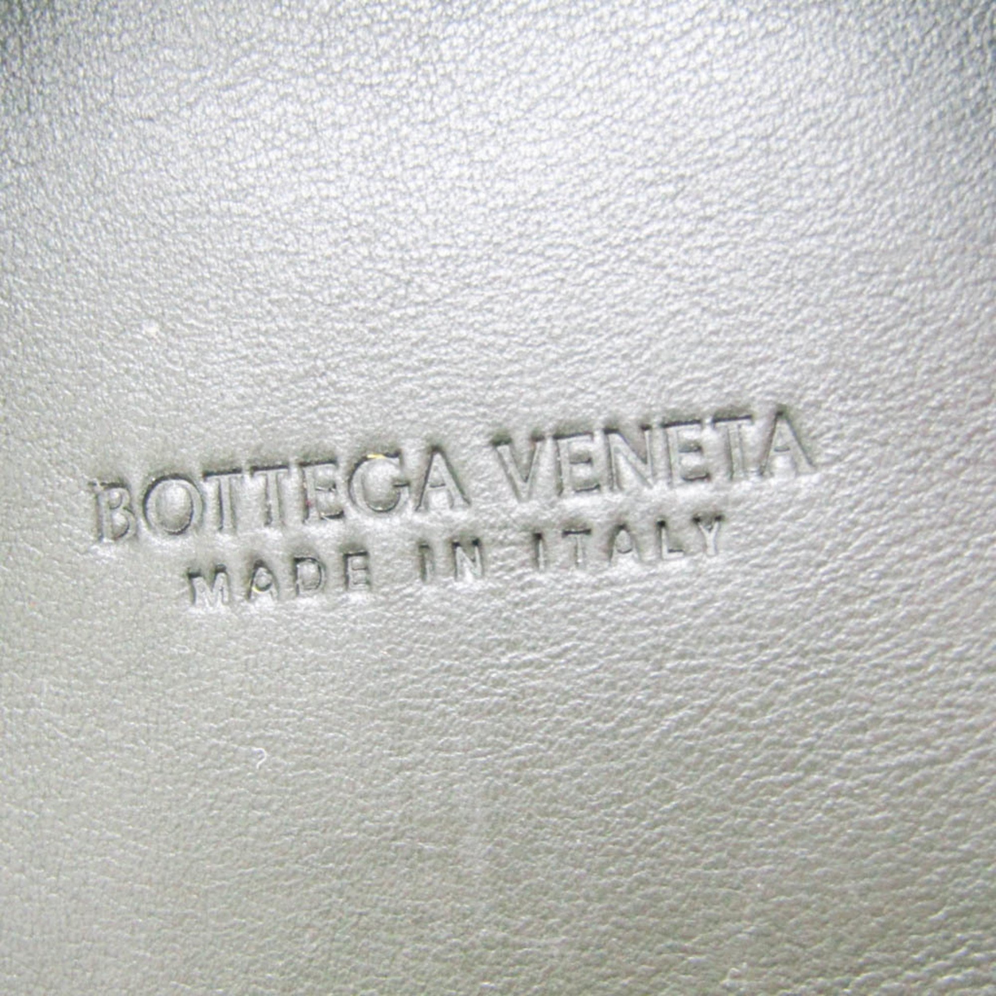 Bottega Veneta Intrecciato Women,Men Leather Coin Purse/coin Case Light Green