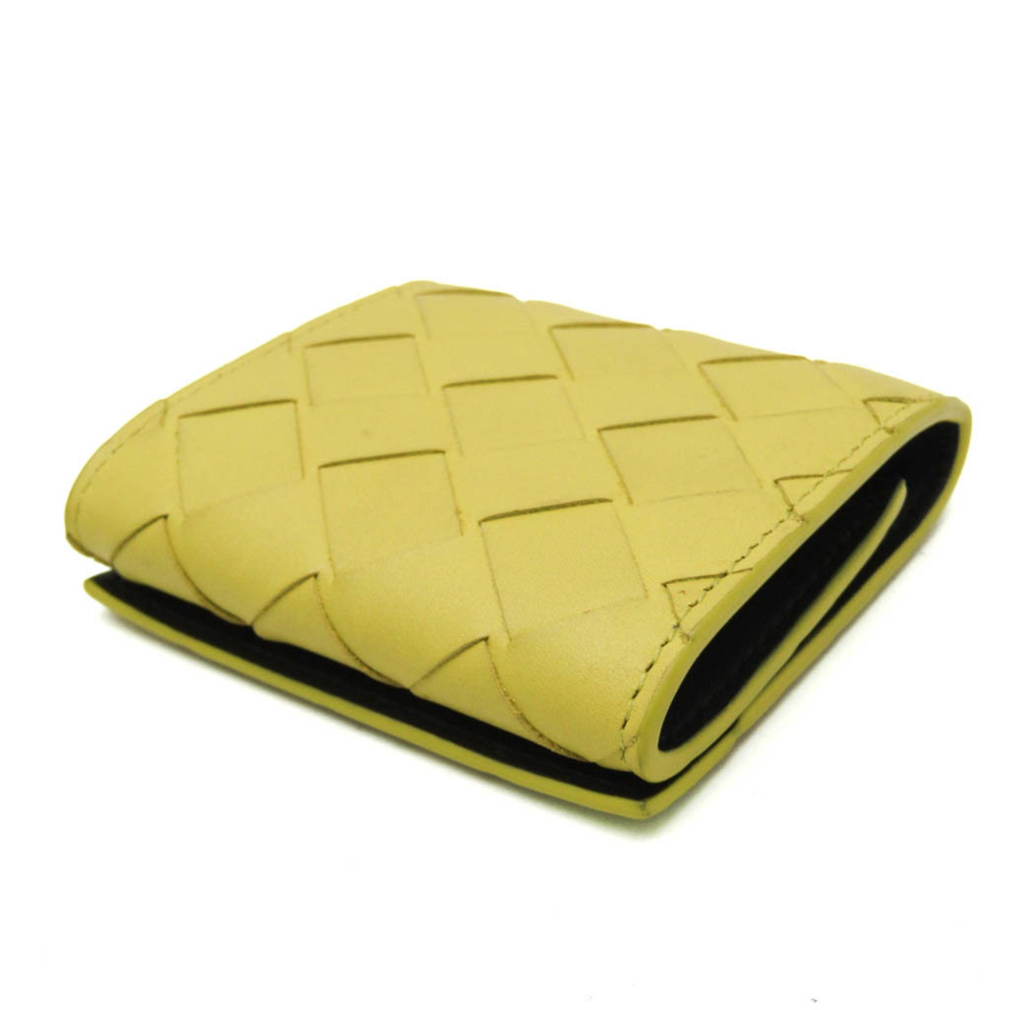 Bottega Veneta Intrecciato Women,Men Leather Coin Purse/coin Case Light Green