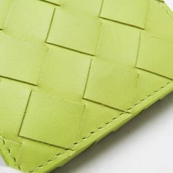 Bottega Veneta Intrecciato Women,Men Leather Coin Purse/coin Case Light Green